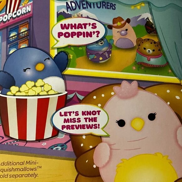 Squishville Cinema box with 2 vehicles  no cardboard box or bird squishville - Picture 9 of 15